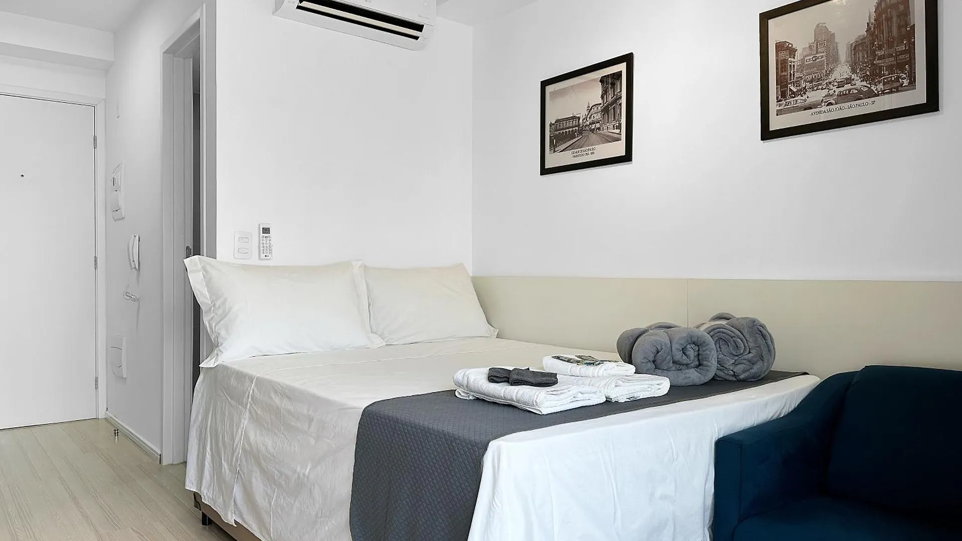 Balcony Kitchen Studio Sirio Libanes Hospital Σάο Πάολο Διαμέρισμα