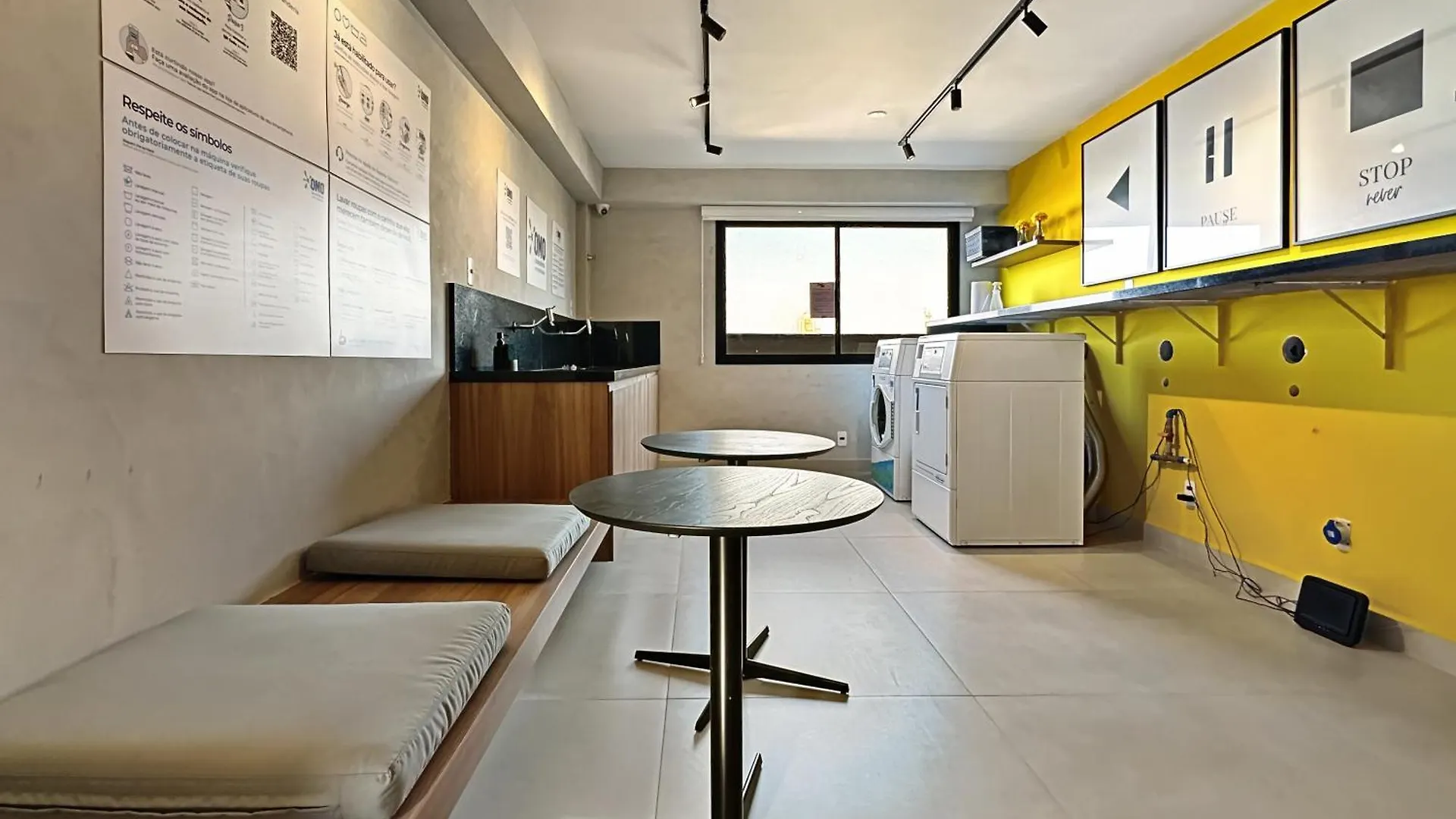 Appartement Balcony Kitchen Studio Sirio Libanes Hospital São Paulo Brazilië